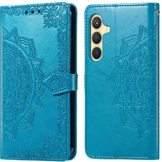 Imoshion Mandala Bookcase voor de Samsung Galaxy S24 / S25 - Turquoise