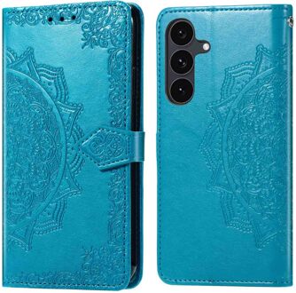 Imoshion Mandala Bookcase voor de Samsung Galaxy S25 FE - Turquoise