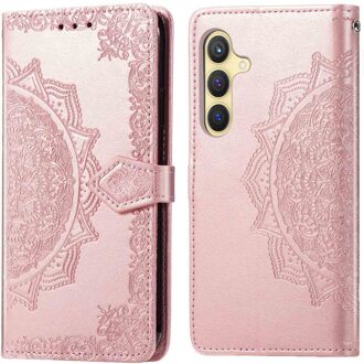 Imoshion Mandala Bookcase voor de Samsung Galaxy S25 Plus - Rosé Goud
