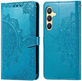Imoshion Mandala Bookcase voor de Samsung Galaxy S25 Plus - Turquoise