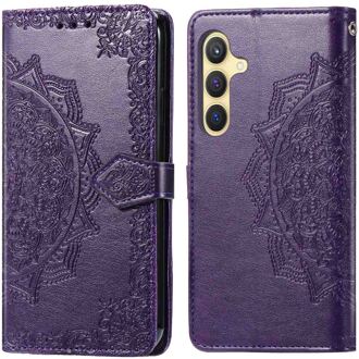 Imoshion Mandala Bookcase voor de Samsung Galaxy S25 / S24 - Paars