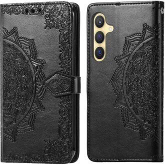 Imoshion Mandala Bookcase voor de Samsung Galaxy S25 / S24 - Zwart