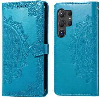 Imoshion Mandala Bookcase voor de Samsung Galaxy S25 Ultra - Turquoise