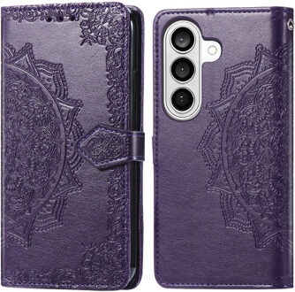 Imoshion Mandala Bookcase voor de Samsung Galaxy S26 - Paars