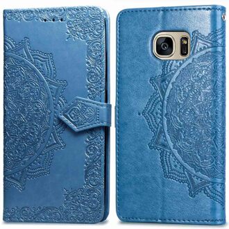 Imoshion Mandala Bookcase voor de Samsung Galaxy S7 - Turquoise - 5.1