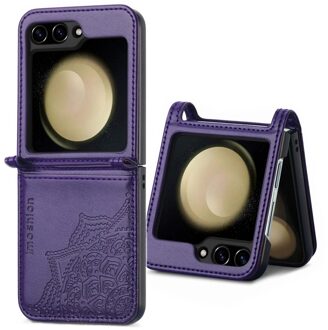 Imoshion Mandala Bookcase voor de Samsung Galaxy Z Flip 5 - Paars