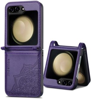 Imoshion Mandala Bookcase voor de Samsung Galaxy Z Flip 6 - Paars