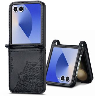 Imoshion Mandala Bookcase voor de Samsung Galaxy Z Flip 7 - Zwart