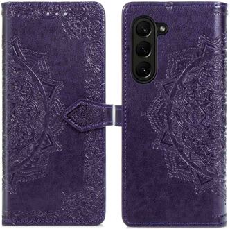 Imoshion Mandala Bookcase voor de Samsung Galaxy Z Fold 5 - Paars