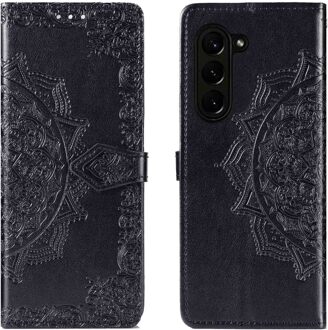 Imoshion Mandala Bookcase voor de Samsung Galaxy Z Fold 5 - Zwart