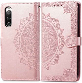 Imoshion Mandala Bookcase voor de Sony Xperia 10 IV - Rosé Goud