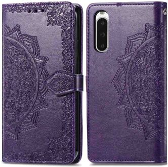 Imoshion Mandala Bookcase voor de Sony Xperia 10 V - Paars