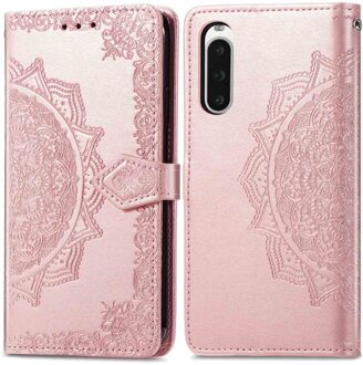 Imoshion Mandala Bookcase voor de Sony Xperia 10 V - Rosé Goud
