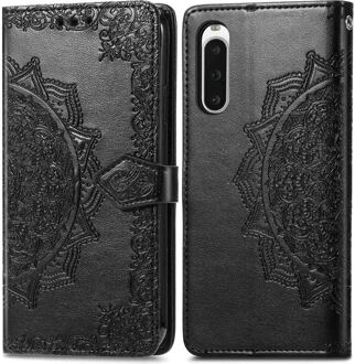 Imoshion Mandala Bookcase voor de Sony Xperia 10 V - Zwart