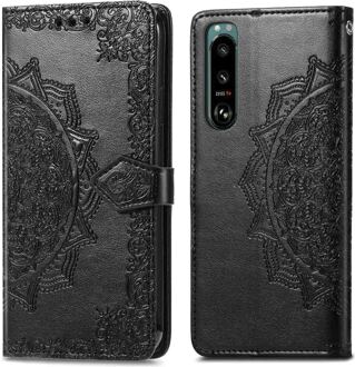 Imoshion Mandala Bookcase voor de Sony Xperia 5 IV - Zwart