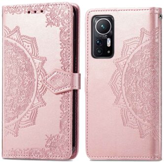 Imoshion Mandala Bookcase voor de Xiaomi 12 / 12X - Rosé Goud