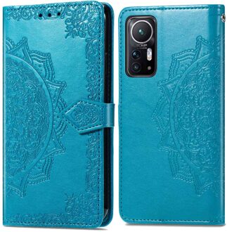 Imoshion Mandala Bookcase voor de Xiaomi 12 / 12X - Turquoise