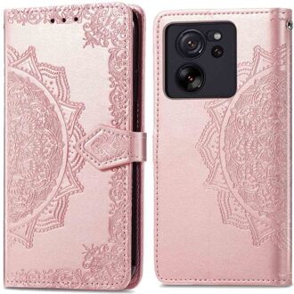 Imoshion Mandala Bookcase voor de Xiaomi 13T / 13T Pro - Rosé Goud