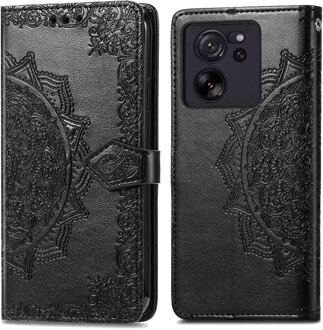 Imoshion Mandala Bookcase voor de Xiaomi 13T / 13T Pro - Zwart