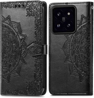 Imoshion Mandala Bookcase voor de Xiaomi 14 - Zwart