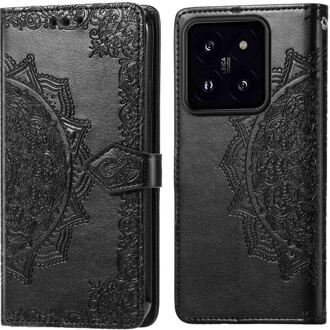 Imoshion Mandala Bookcase voor de Xiaomi 14T Pro - Zwart