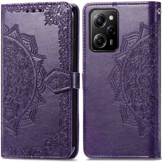 Imoshion Mandala Bookcase voor de Xiaomi Poco X5 Pro 5G - Paars