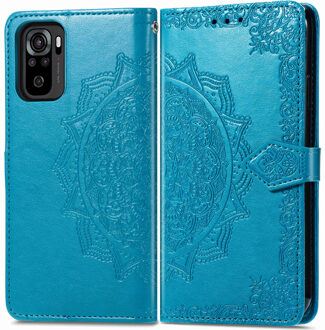 Imoshion Mandala Bookcase voor de Xiaomi Redmi Note 10 (4G) / Note 10S - Turquoise