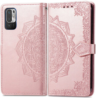 Imoshion Mandala Bookcase voor de Xiaomi Redmi Note 10 (5G) - Rosé Goud