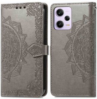 Imoshion Mandala Bookcase voor de Xiaomi Redmi Note 12 Pro (5G) - Grijs