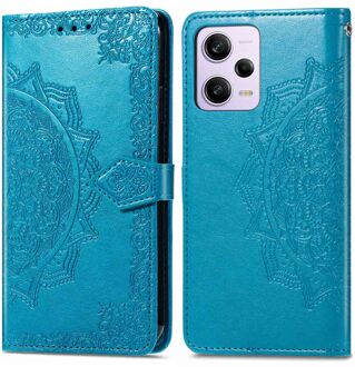 Imoshion Mandala Bookcase voor de Xiaomi Redmi Note 12 Pro (5G) - Turquoise