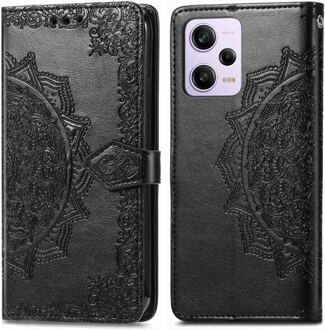 Imoshion Mandala Bookcase voor de Xiaomi Redmi Note 12 Pro (5G) - Zwart