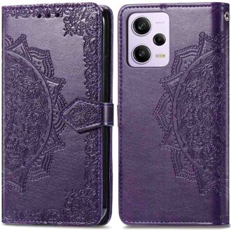 Imoshion Mandala Bookcase voor de Xiaomi Redmi Note 12 Pro Plus - Paars