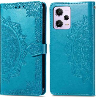 Imoshion Mandala Bookcase voor de Xiaomi Redmi Note 12 Pro Plus - Turquoise
