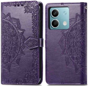 Imoshion Mandala Bookcase voor de Xiaomi Redmi Note 13 (5G) - Paars