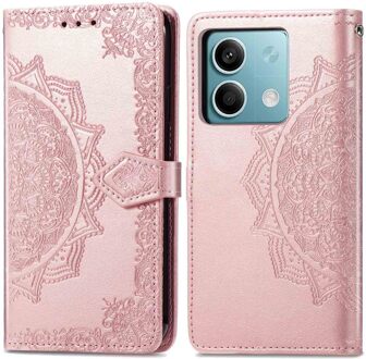 Imoshion Mandala Bookcase voor de Xiaomi Redmi Note 13 (5G) - Rosé Goud