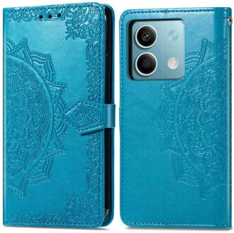 Imoshion Mandala Bookcase voor de Xiaomi Redmi Note 13 (5G) - Turquoise