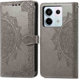 Imoshion Mandala Bookcase voor de Xiaomi Redmi Note 13 Pro (5G) / Poco X6 - Grijs
