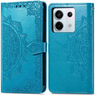 Imoshion Mandala Bookcase voor de Xiaomi Redmi Note 13 Pro (5G) / Poco X6 - Turquoise