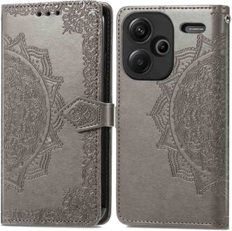 Imoshion Mandala Bookcase voor de Xiaomi Redmi Note 13 Pro Plus (5G) - Grijs