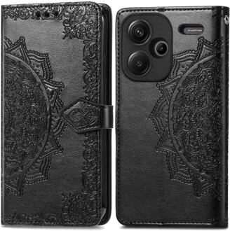 Imoshion Mandala Bookcase voor de Xiaomi Redmi Note 13 Pro Plus (5G) - Zwart