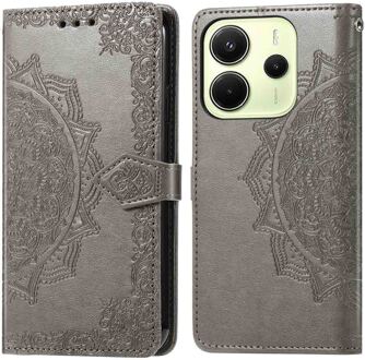 Imoshion Mandala Bookcase voor de Xiaomi Redmi Note 14 (4G) - Grijs