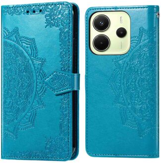 Imoshion Mandala Bookcase voor de Xiaomi Redmi Note 14 (4G) - Turquoise