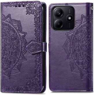 Imoshion Mandala Bookcase voor de Xiaomi Redmi Note 14 (5G) - Paars