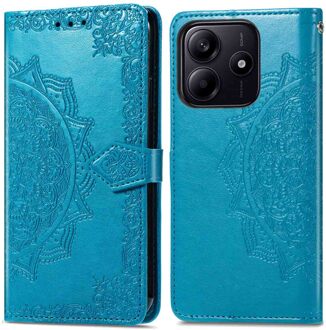 Imoshion Mandala Bookcase voor de Xiaomi Redmi Note 14 (5G) - Turquoise
