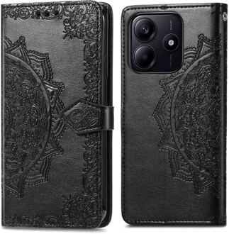 Imoshion Mandala Bookcase voor de Xiaomi Redmi Note 14 (5G) - Zwart