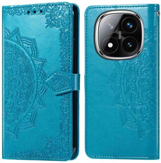 Imoshion Mandala Bookcase voor de Xiaomi Redmi Note 14 Pro (4G) - Turquoise