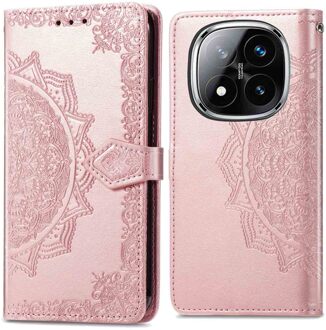 Imoshion Mandala Bookcase voor de Xiaomi Redmi Note 14 Pro (5G) - Rosé Goud
