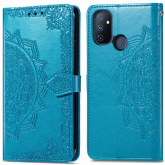 Imoshion Mandala Booktype OnePlus Nord N100 hoesje - Turquoise