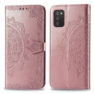 Imoshion Mandala Booktype Samsung Galaxy A02s hoesje - Rosé Goud