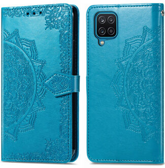 Imoshion Mandala Booktype Samsung Galaxy A12 hoesje - Turquoise